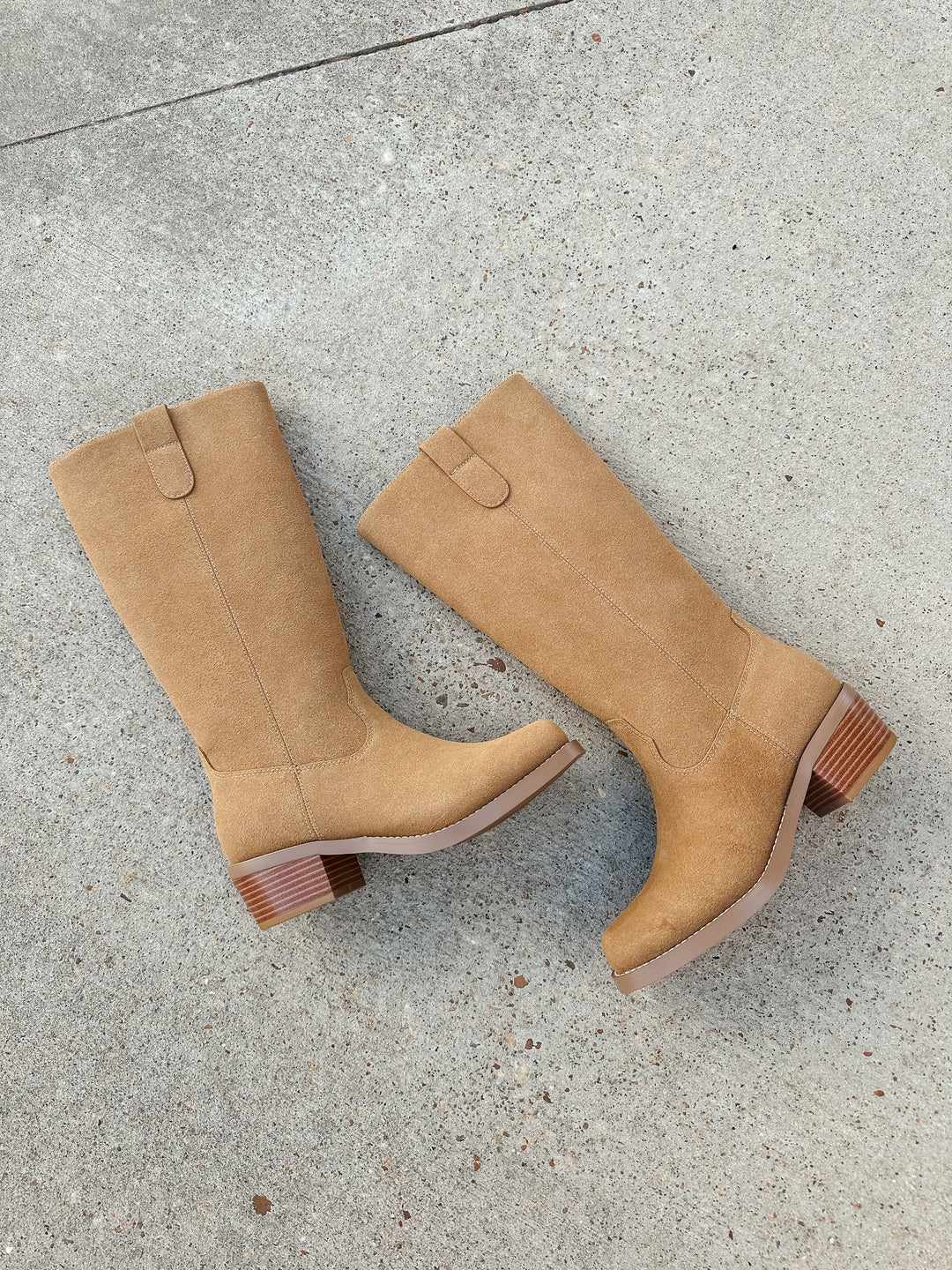 Mia Duston Tan Suede Boot