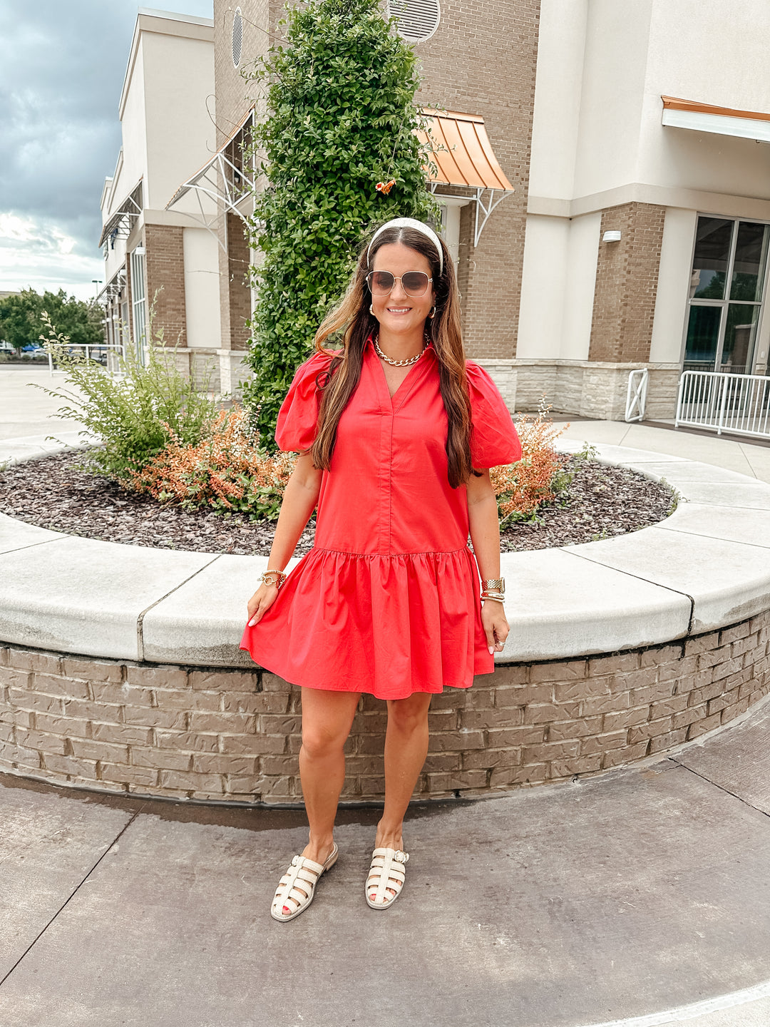 Lottie Button Up Mini Dress