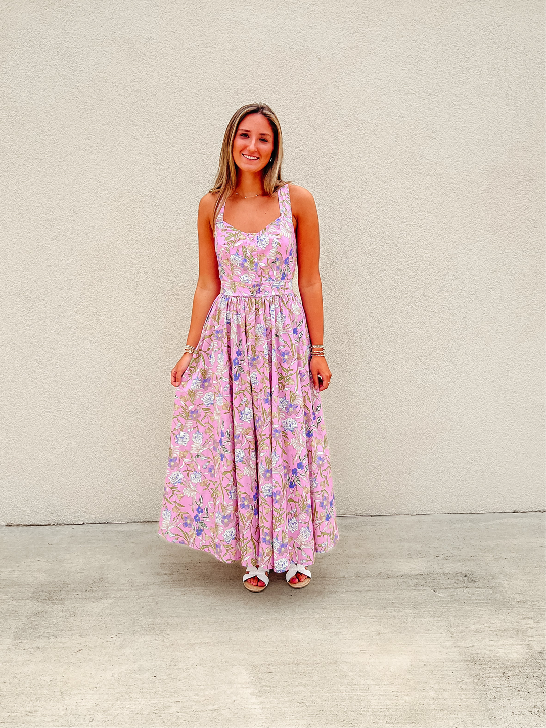 Lavender Love Floral Maxi Dress