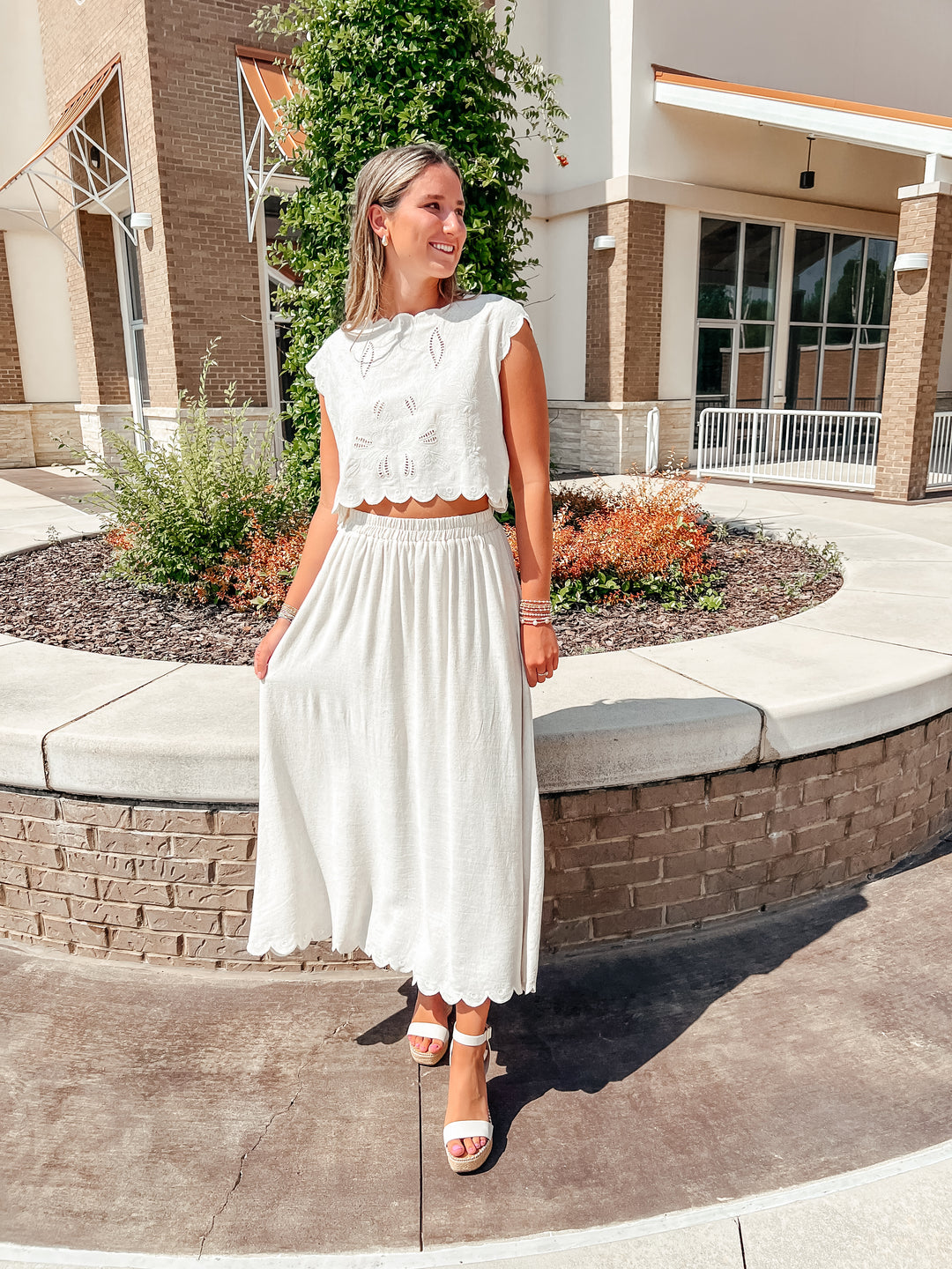 Marcie Scalloped Top