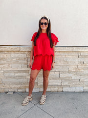 Cherry On Top Eyelet Top