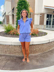 Perry Scallop Cotton Top
