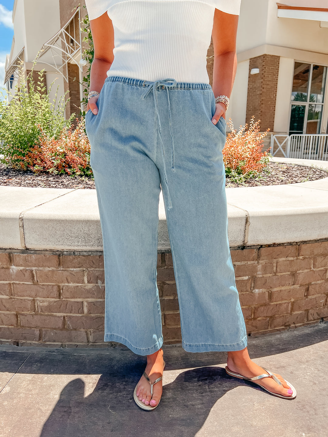 Turner Drawstring Denim Pants