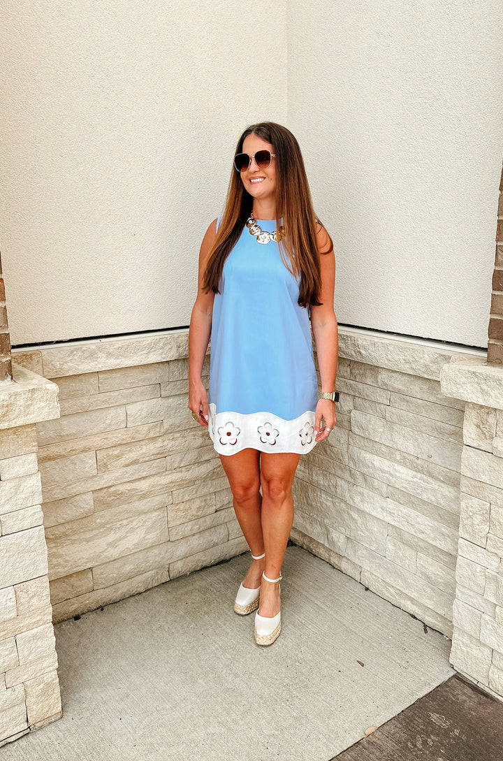 Feeling Blue Shift Dress