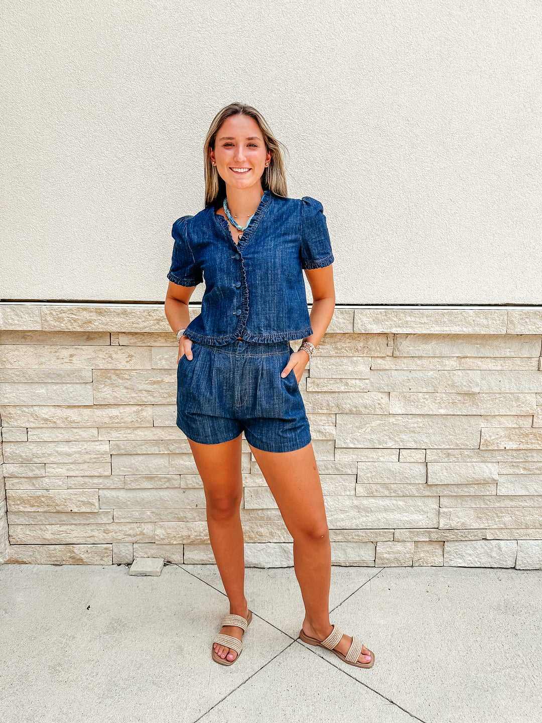 Darling Denim Top