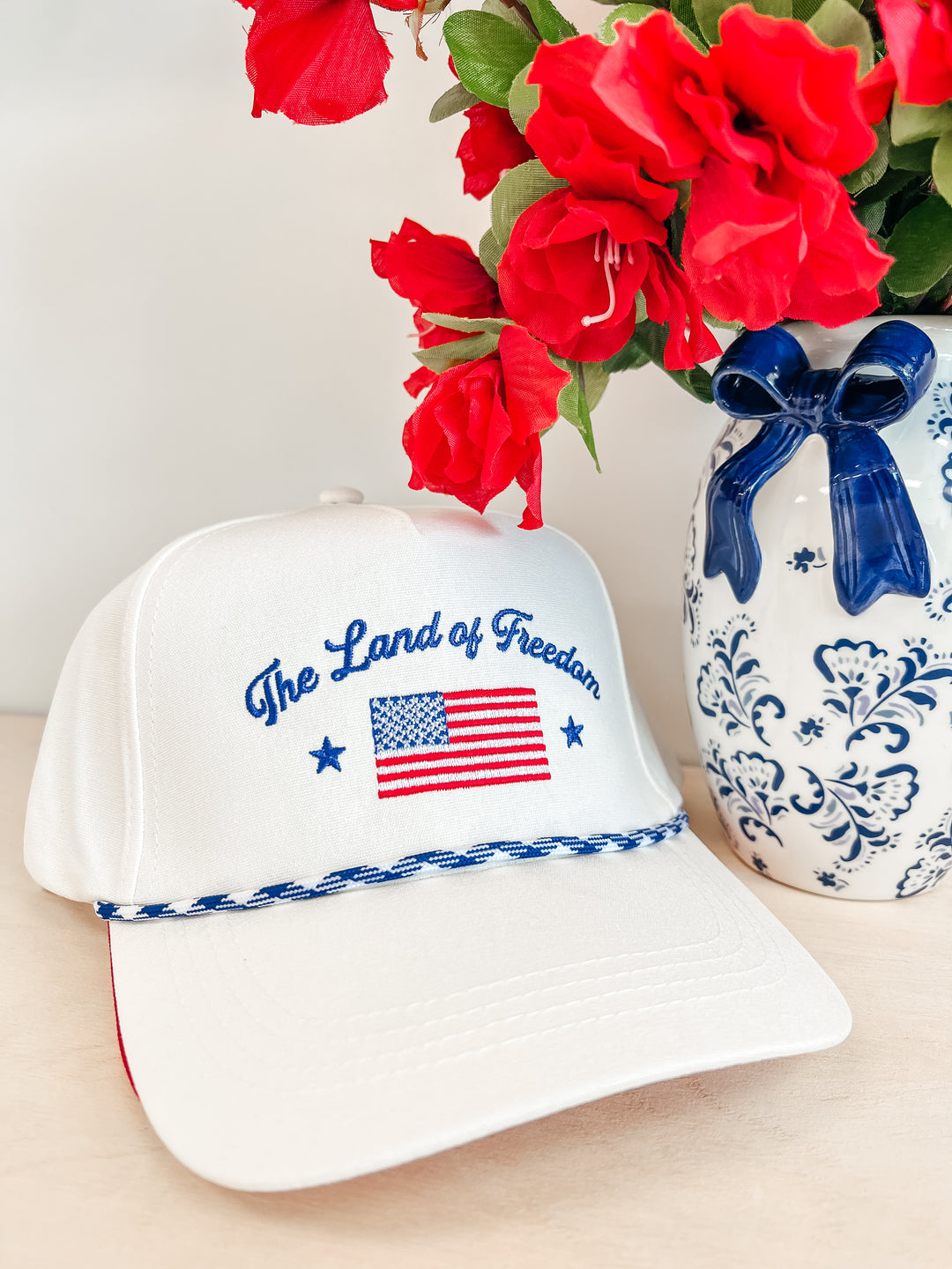 Patriot Embroidered Trucker Hat