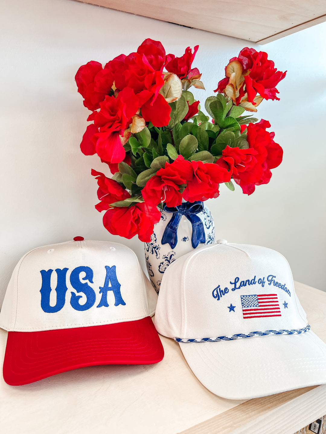 Patriot Embroidered Trucker Hat