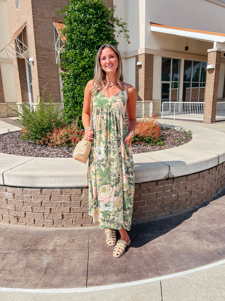 Paloma Pear Floral Maxi Dress