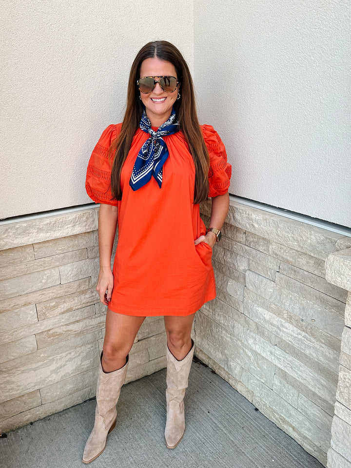 Spice Orange Dress
