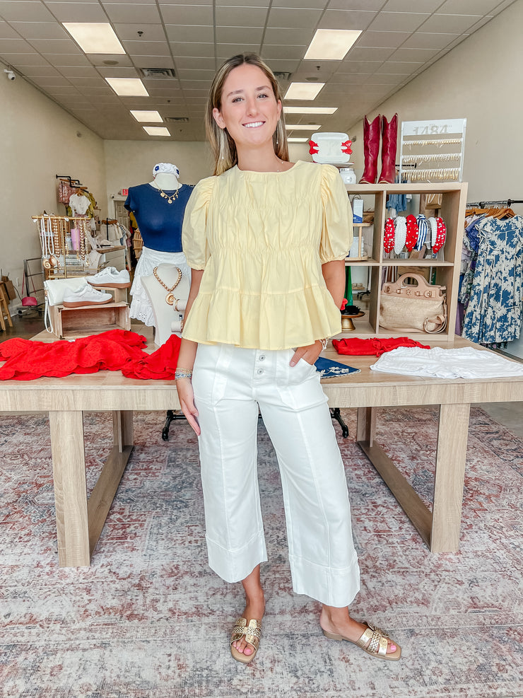 Sweet Summer Lemonade Blouse