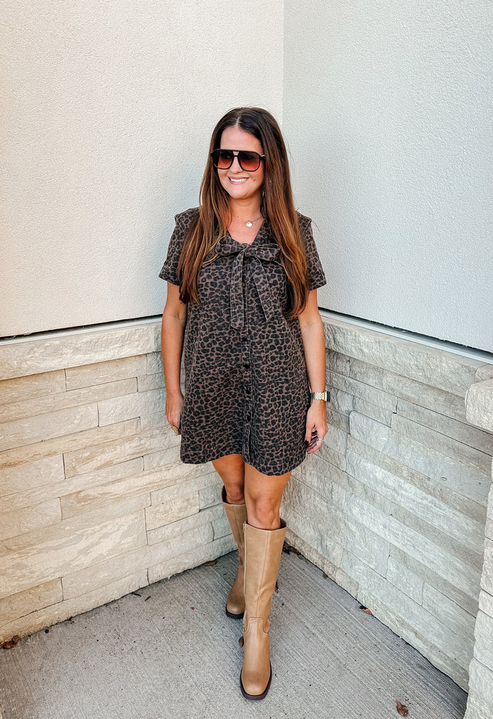 Leopard Mini Dress