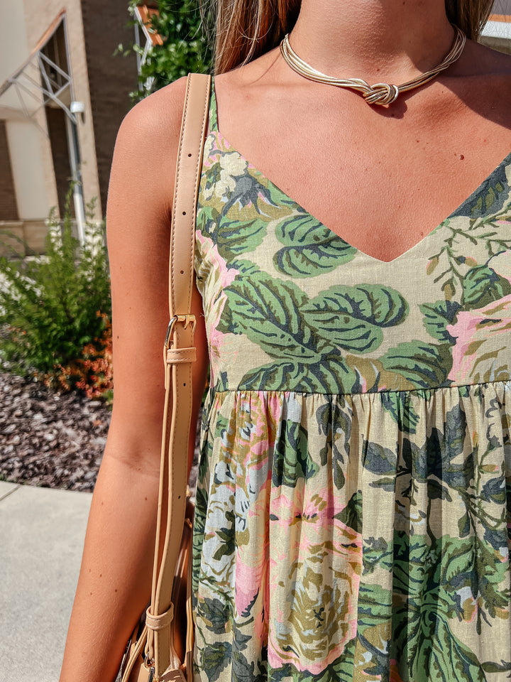Paloma Pear Floral Maxi Dress