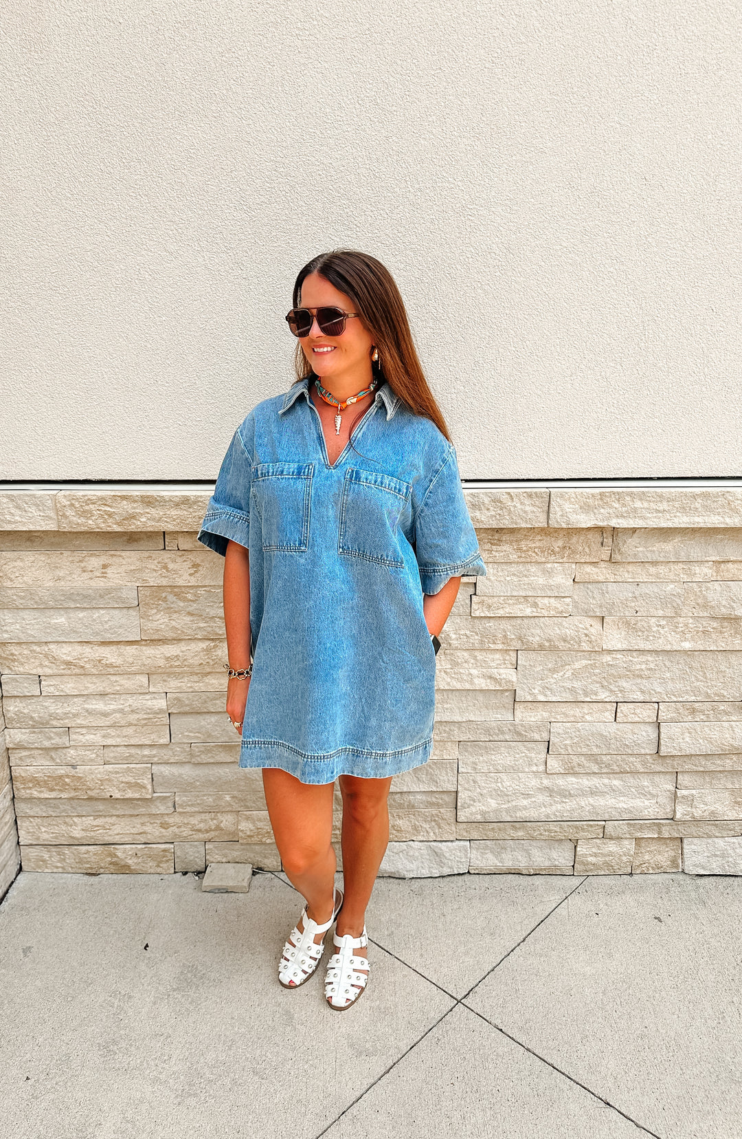 Darby Denim Dress
