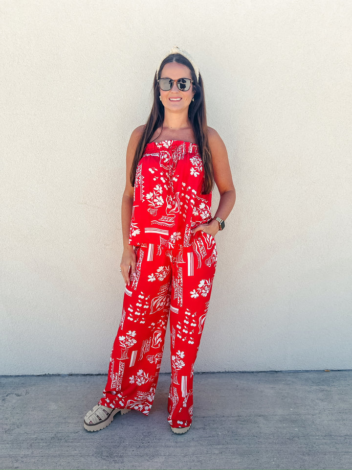Cherry Haven Smocked Top