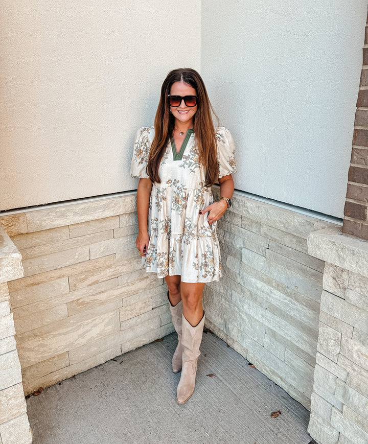 Vintage Floral Dress