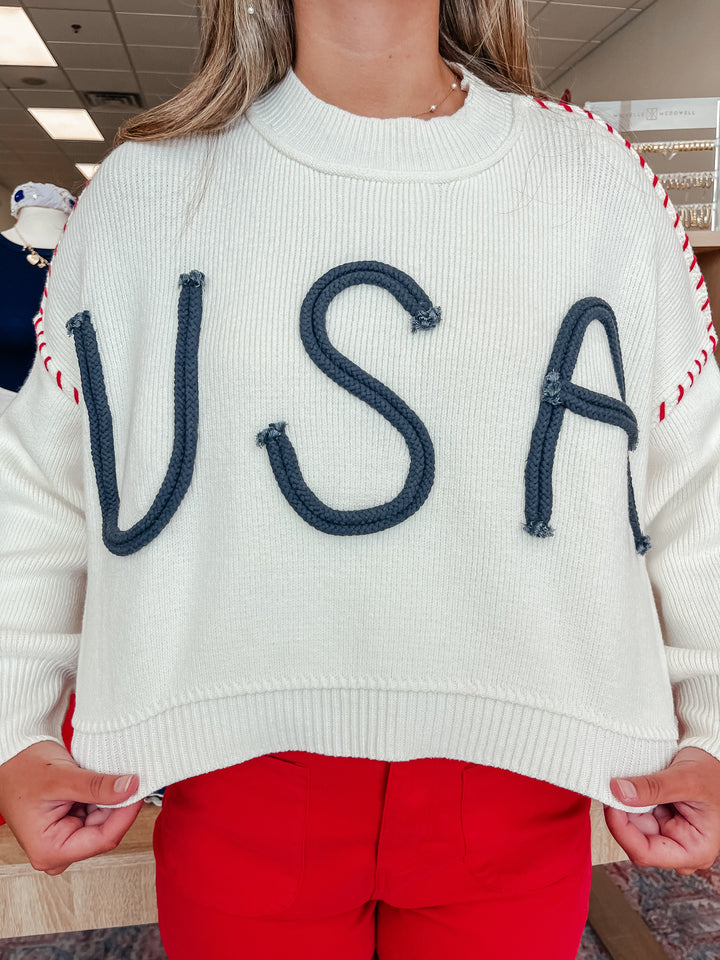 Life Of Liberty Rope Sweater