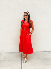 Red Hot Summer Dress