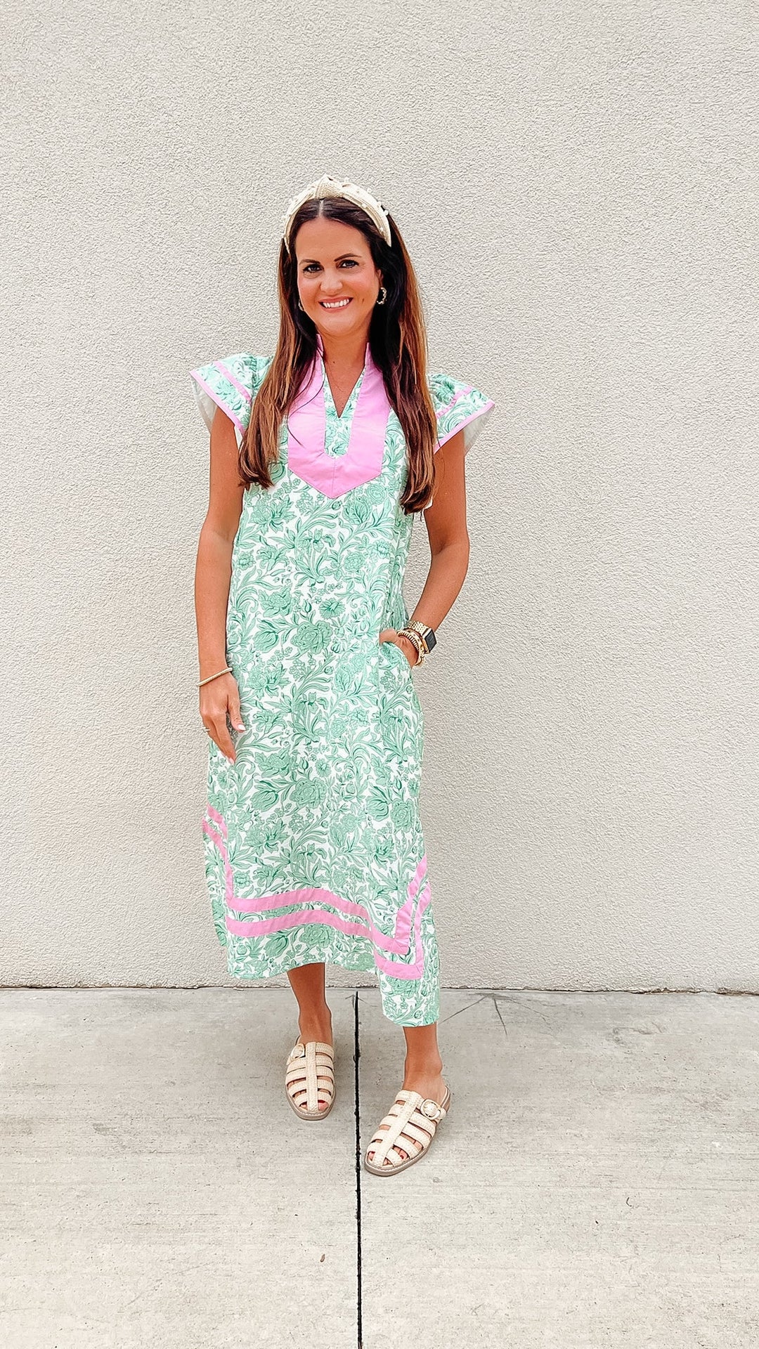 Bahama Bound Dress: Green Amour Boutique Bahama Bound Dress: Green Amour Boutique