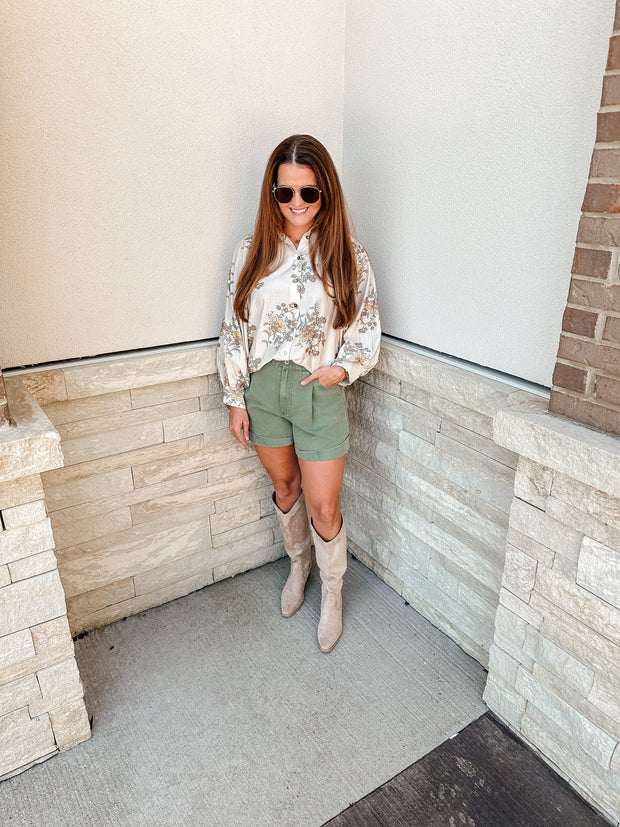 Vintage Floral Top