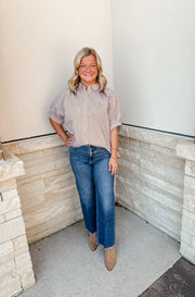 Rational High Rise Wide Leg Jeans