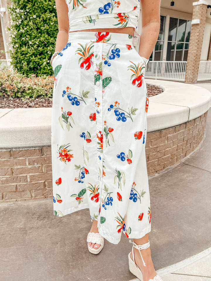Bayside Market Maxi Skirt