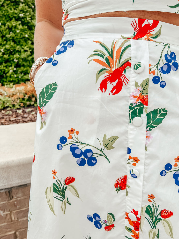 Bayside Market Maxi Skirt