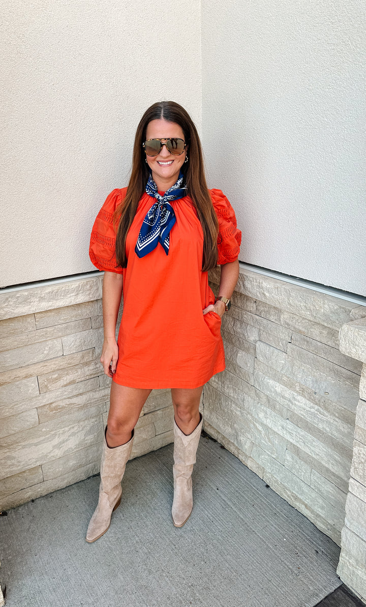 Spice Orange Dress