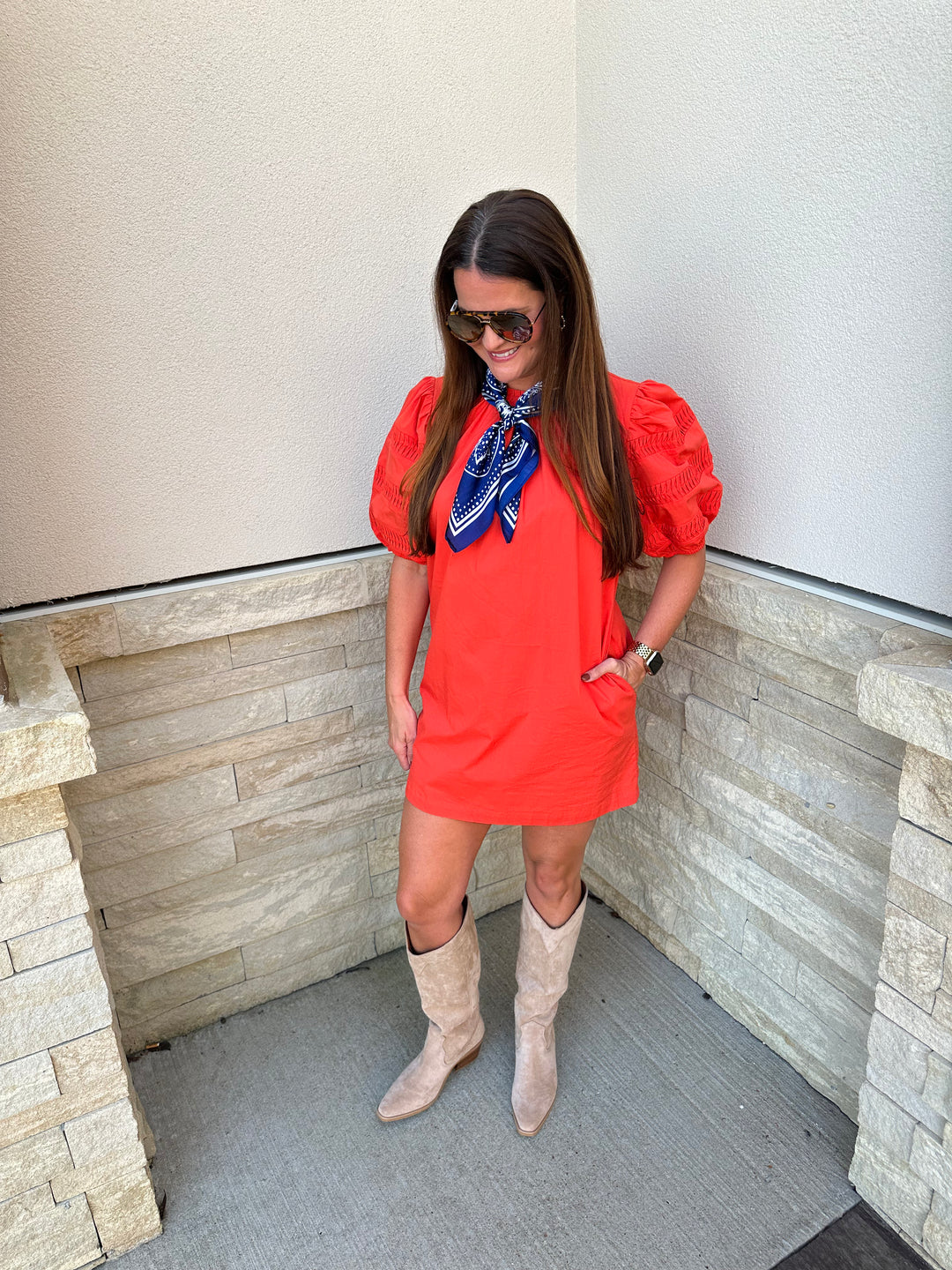 Spice Orange Dress