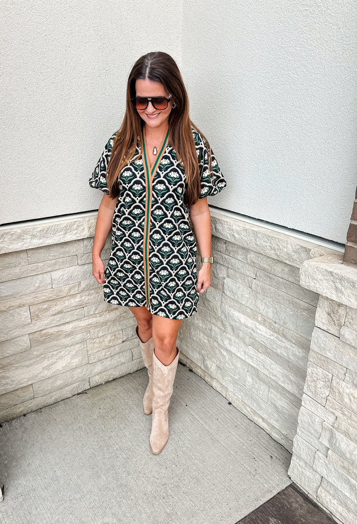 Botanical Shift Dress