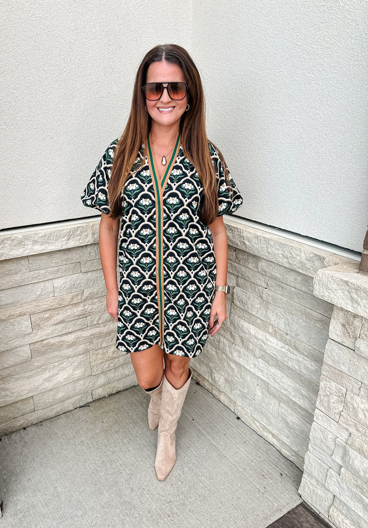 Botanical Shift Dress