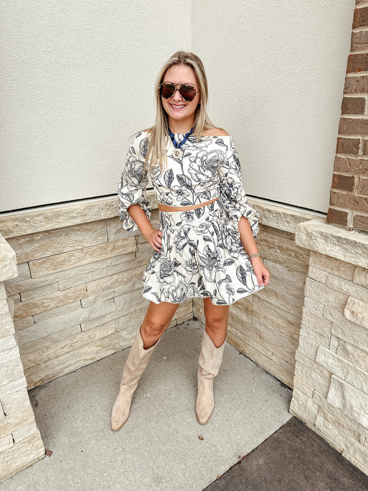 Floral Fun Skort