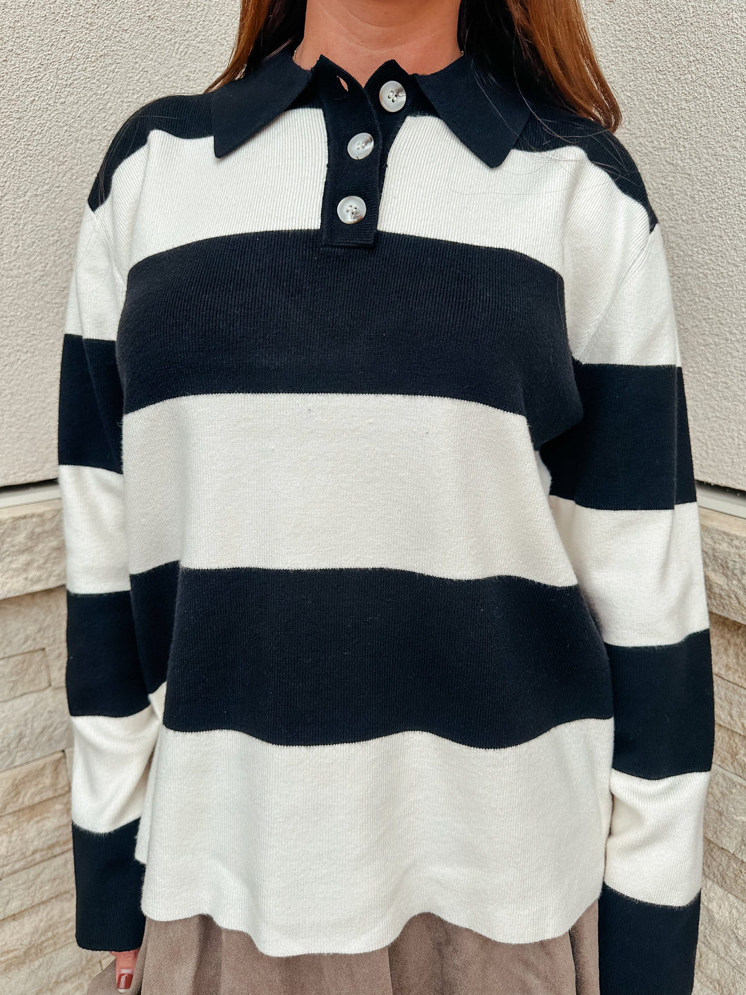 Collared Rugby Sweater