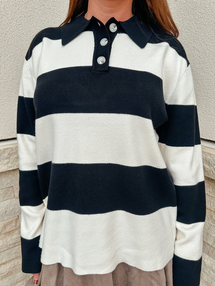 Collared Rugby Sweater