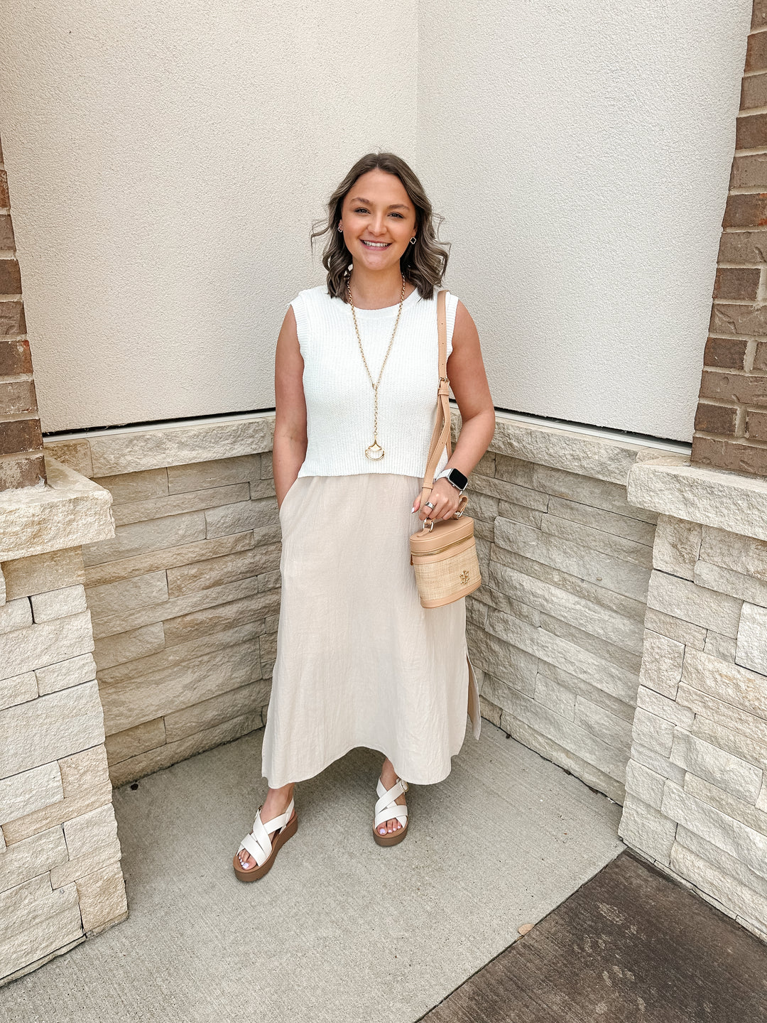 Neutral Dreams Maxi Dress