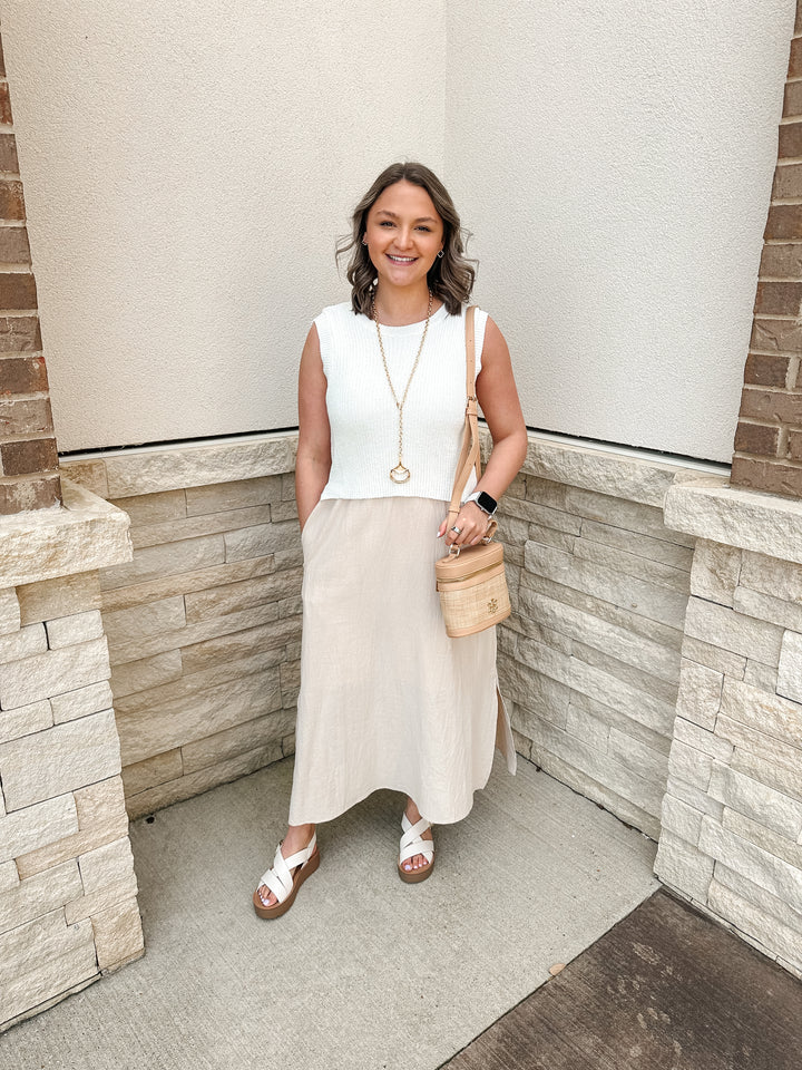 Neutral Dreams Maxi Dress