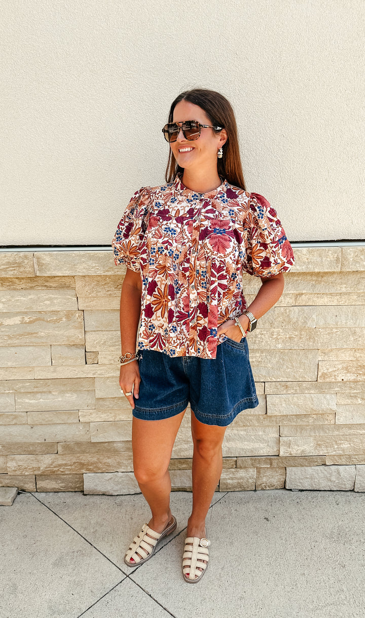 Autumn Bloom Top