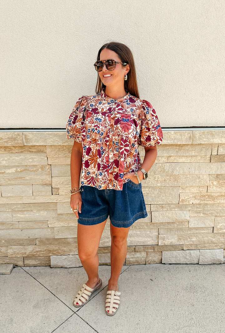 Autumn Bloom Top