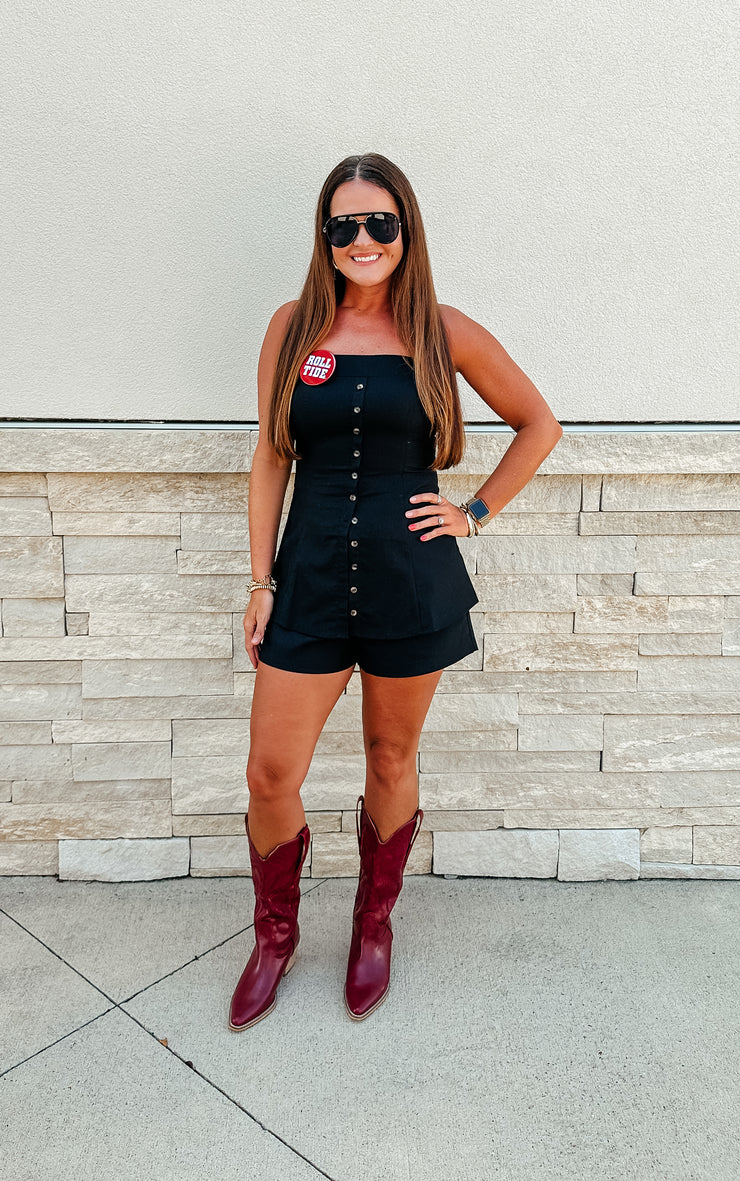 Sienna Black Shorts