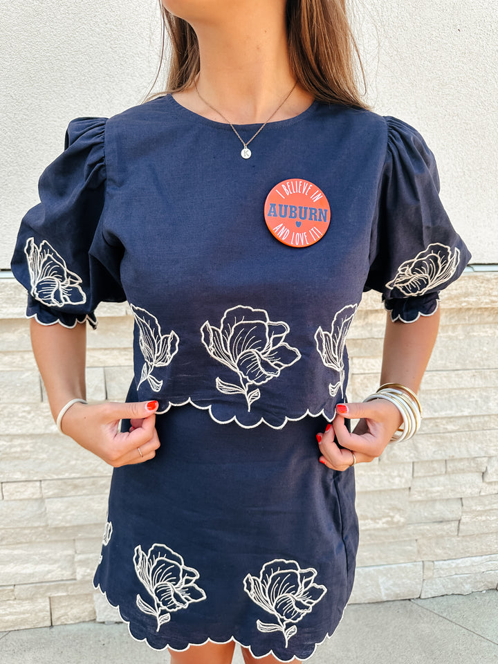 Mally Embroidered Top