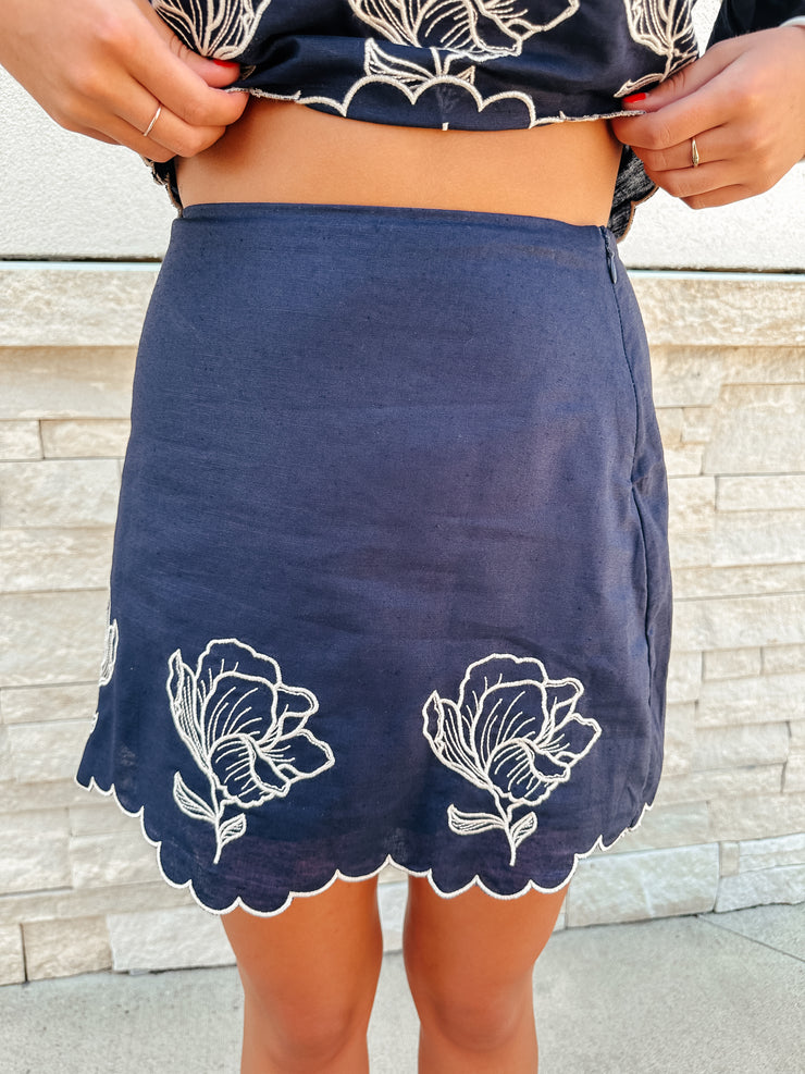 Mally Embroidered Skirt