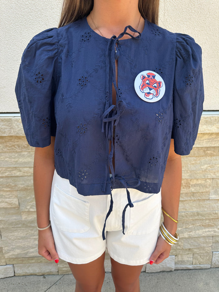 Eye Love Blue Top