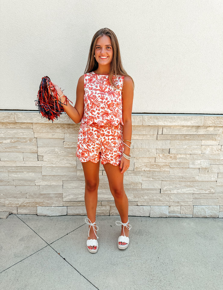 Shirley Orange Top