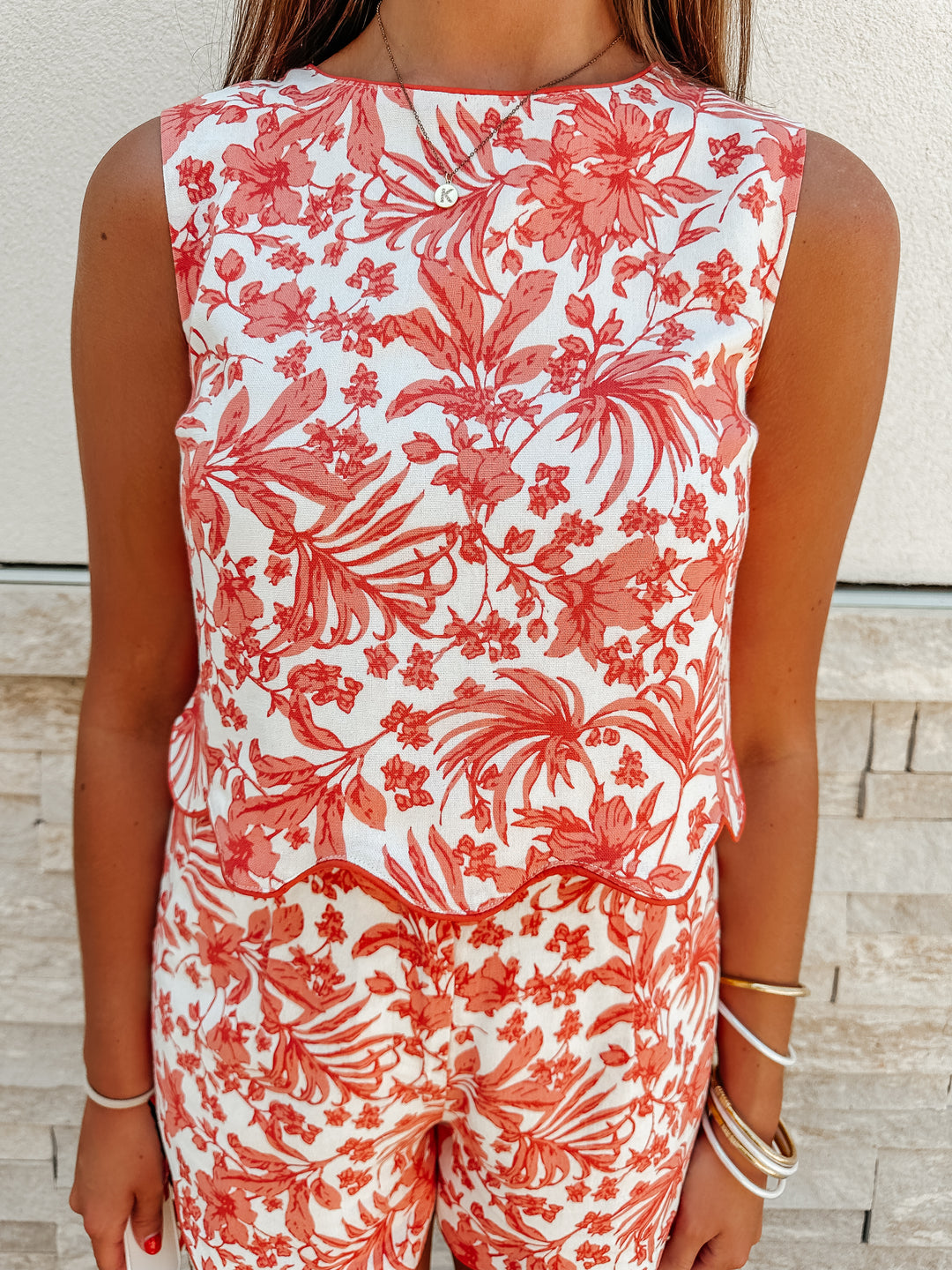 Shirley Orange Top