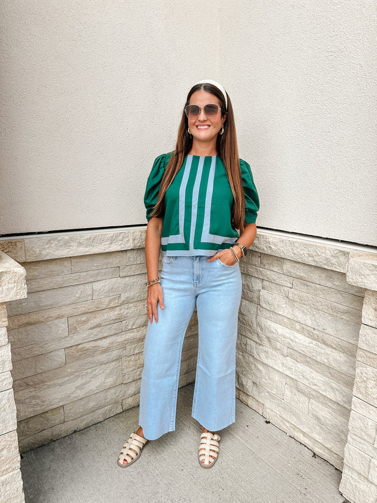 Advantages High Rise Wide Leg Jeans