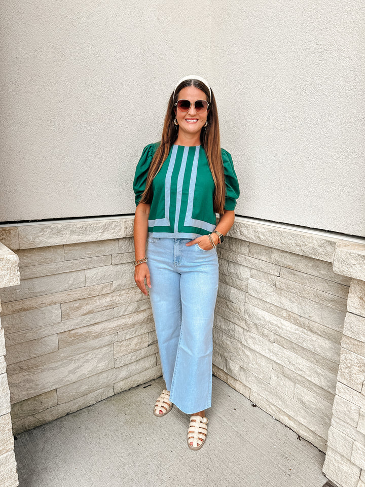 Advantages High Rise Wide Leg Jeans