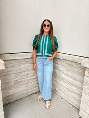 Advantages High Rise Wide Leg Jeans