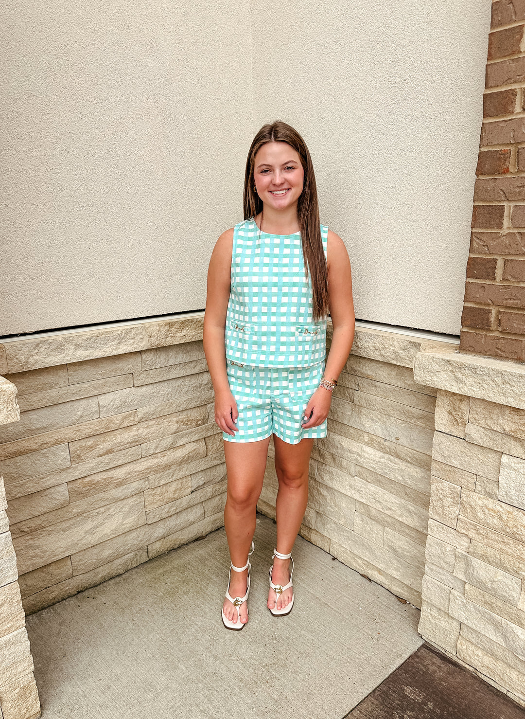 Mint Horse Bit Shorts