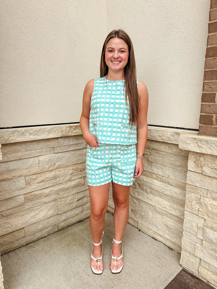 Mint Horse bit Top