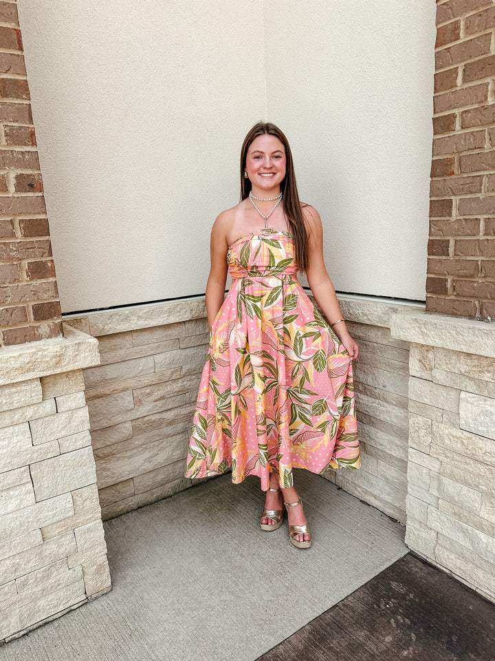 In the Tropics Midi Dress