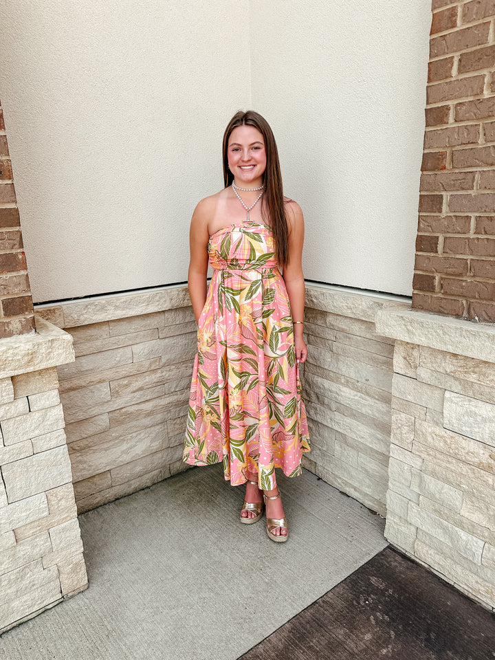 In the Tropics Midi Dress
